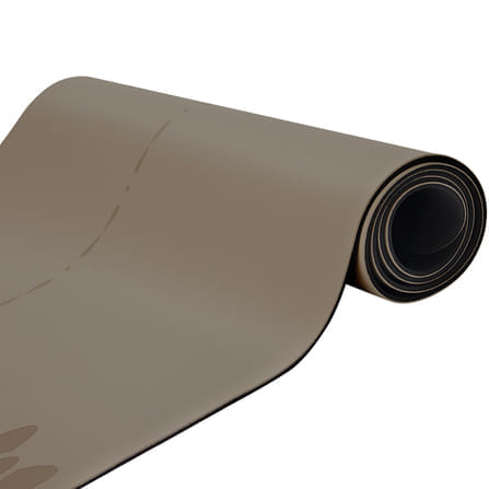 เสื่อโยคะ EASYOGA รุ่น BREATHIN' SPACE PRO MAT สีน้ำตาลอ่อน_5